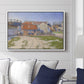 Gasometers at Clichy, 1886 - Floater Framed Canvas Print