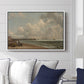 Yarmouth Jetty, 1822 - Floater Framed Canvas Print