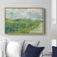 Green Wheat Field, Auvers, 1890 - Floater Framed Canvas Print