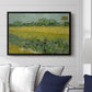 Field with Irises near Arles, 1888 - Floater Framed Canvas Print