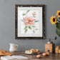 Peony Contour - Barnwood Framed Art Print