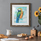 Island Parrot II - Premium Framed Print - Distressed Barnwood Frame - Ready to Hang