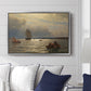 From the Inlet of Oslo, 1874 - Floater Framed Canvas Print