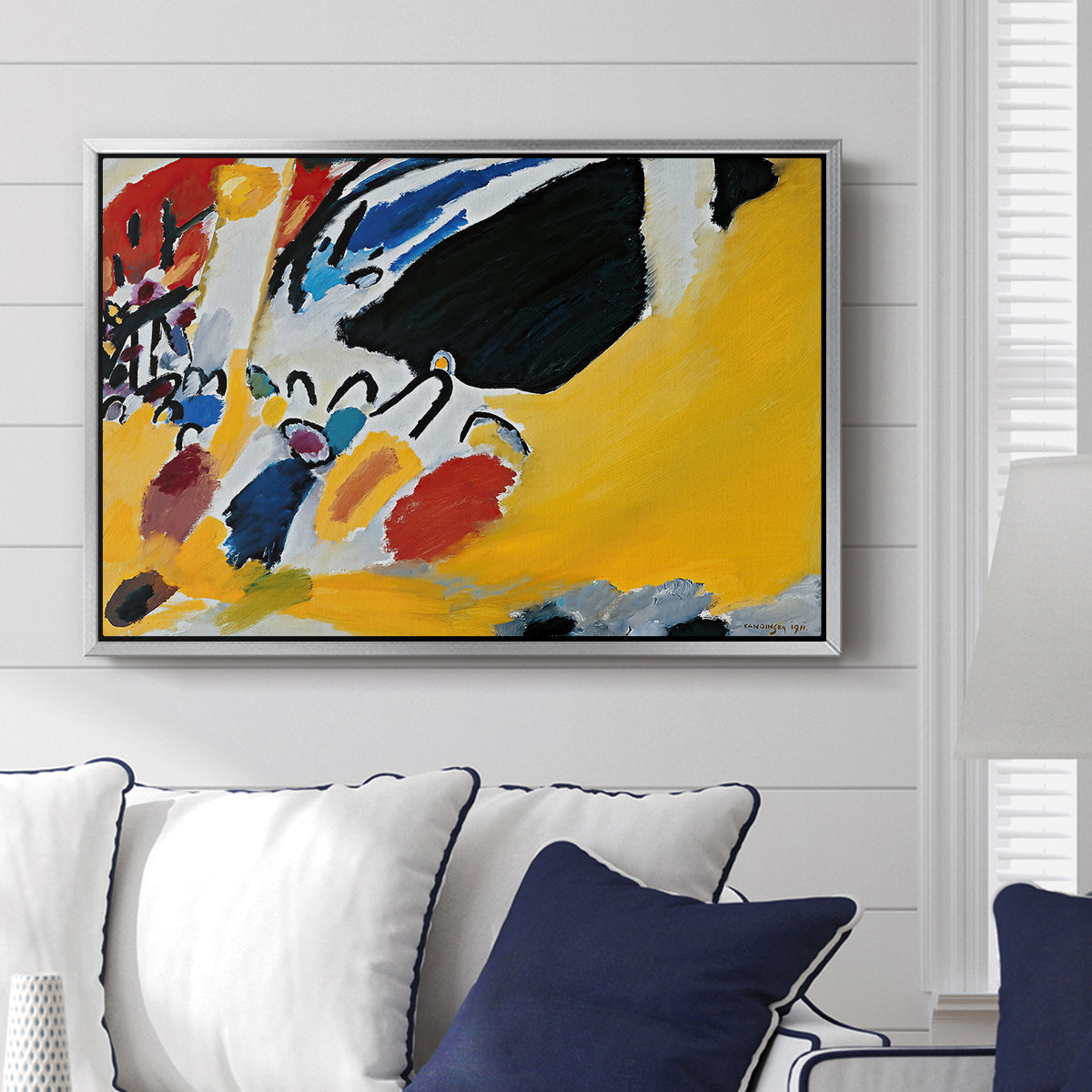 Impression III (Concert), 1911 - Floater Framed Canvas Print