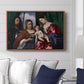 Madonna and Child with Saints Dorothy and George, c. 1516 - Floater Framed Canvas Print