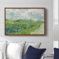 Green Wheat Field, Auvers, 1890 - Floater Framed Canvas Print