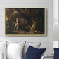The Reverend Thomas Levett and Favourite Dogs, Cock-Shooting, 1811 - Floater Framed Canvas Print