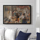 Roman Pilgrims, 1854 - Floater Framed Canvas Print