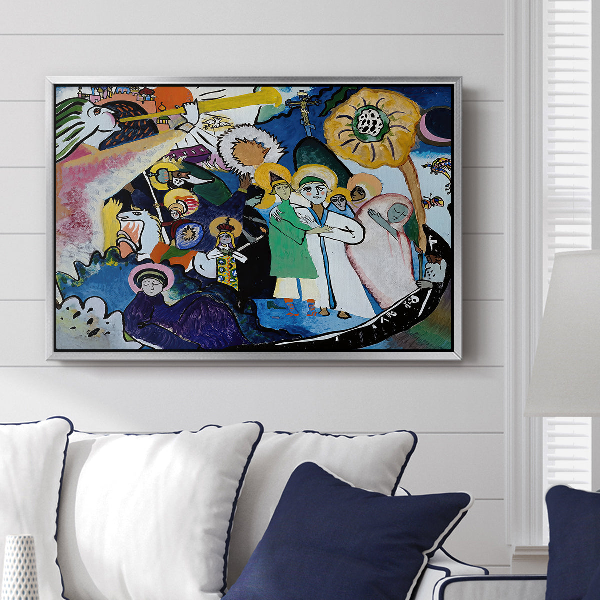 All Saints Day I, 1911 - Floater Framed Canvas Print