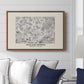 Fleurs, 1866 (Morris Inspired) - Floater Framed Canvas Print