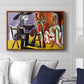 The Painter and His Model, 1963 - Floater Framed Canvas Print