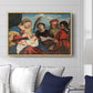 Mary and Child with Saints Stephen, Jerome and Maurice, c. 1510 - Floater Framed Canvas Print