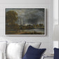 Salisbury Cathedral from the Meadows, c. 1831 - Floater Framed Canvas Print