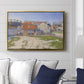 Gasometers at Clichy, 1886 - Floater Framed Canvas Print