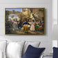 Romans Gathered for Merriment at an Osteria, 1839 - Floater Framed Canvas Print