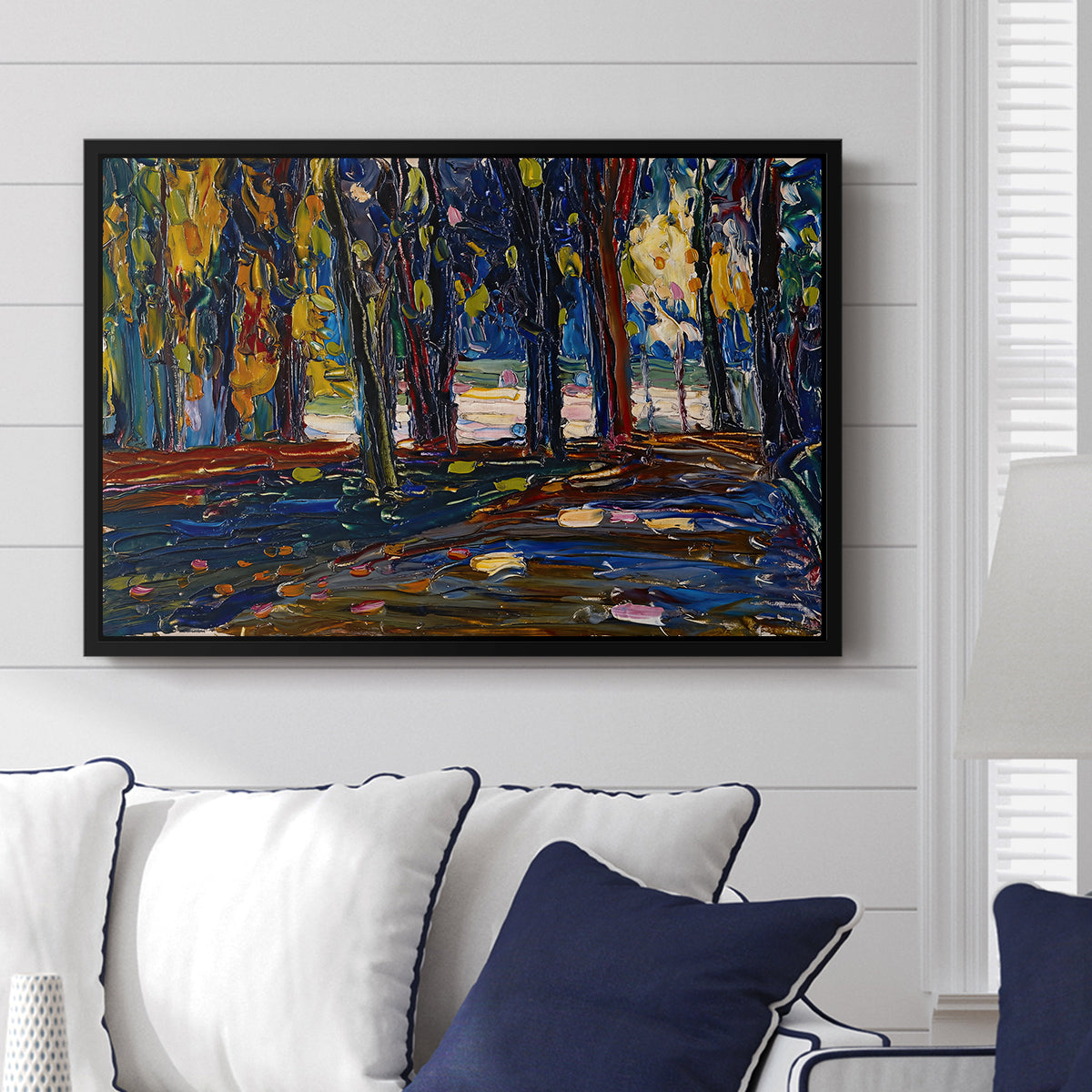 Autumn Study, 1908 - Floater Framed Canvas Print
