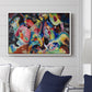Improvisation. Deluge, 1913 - Floater Framed Canvas Print