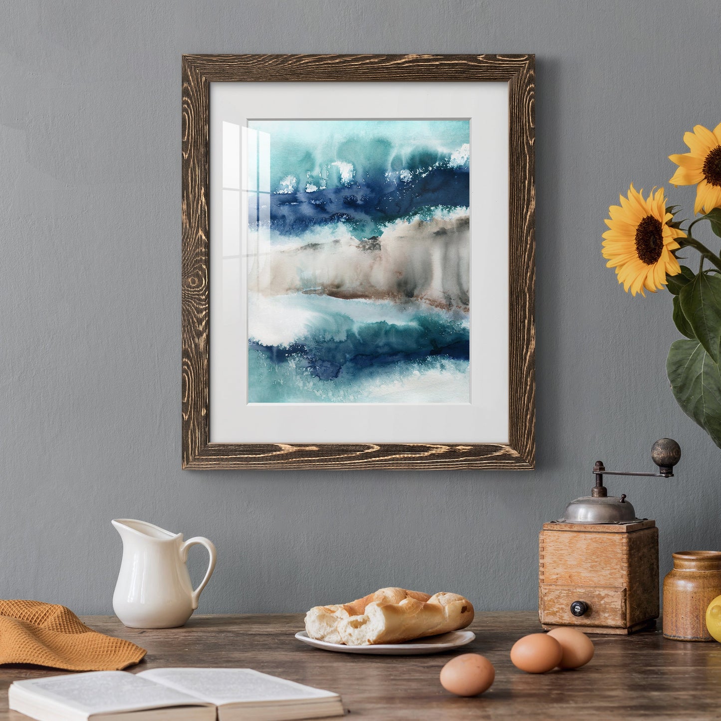 Shifting Sands - Premium Framed Print - Distressed Barnwood Frame - Ready to Hang