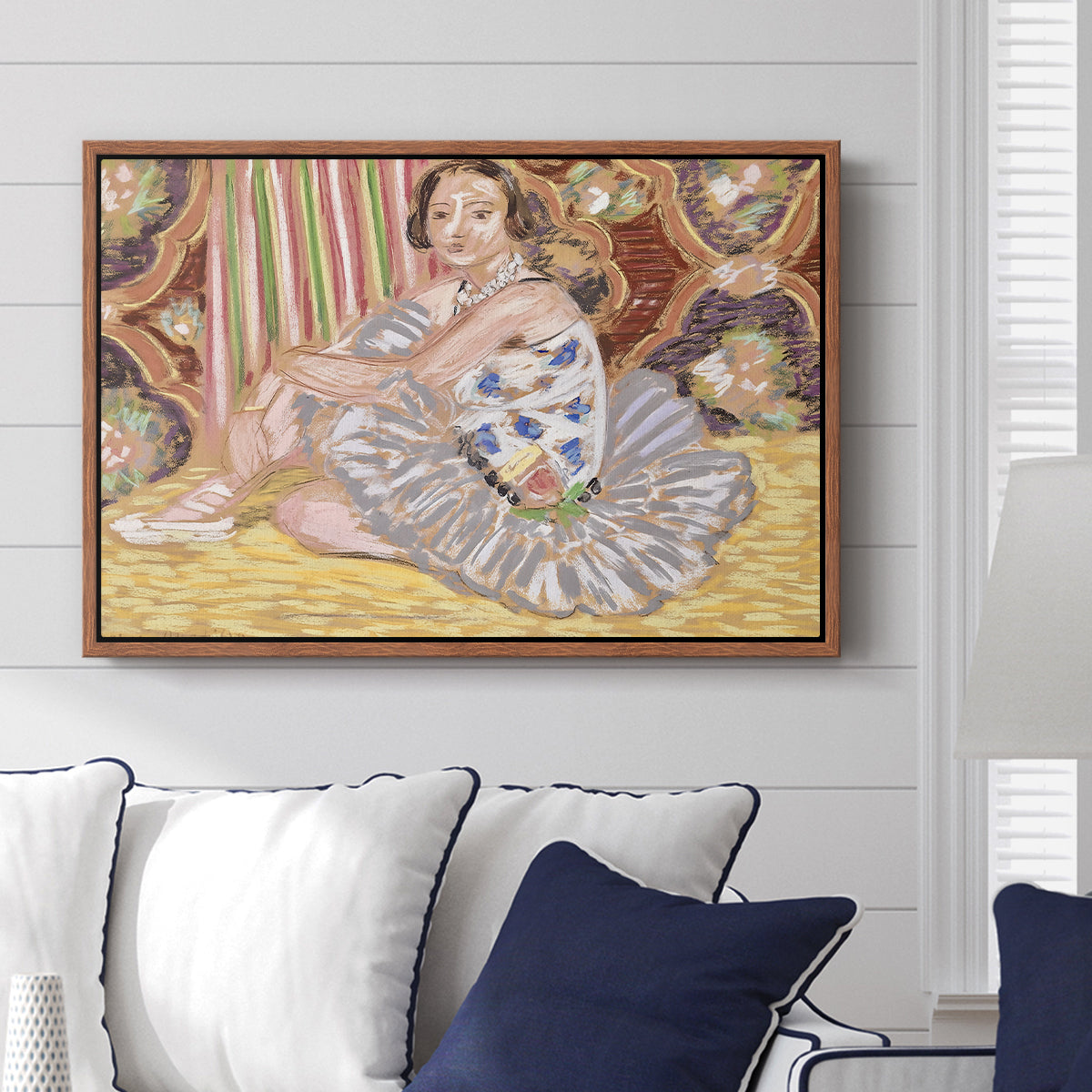The Dancer (La danseuse), c. 1927 - Floater Framed Canvas Print