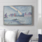 Entrance to the Port of Honfleur, 1899 - Floater Framed Canvas Print