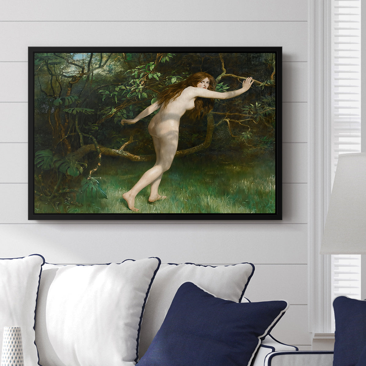 Eve, 1911 - Floater Framed Canvas Print