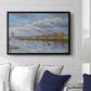The Banks of the River Seine, 1893 - Floater Framed Canvas Print