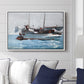 Taking on Wet Provisions, 1903 - Floater Framed Canvas Print