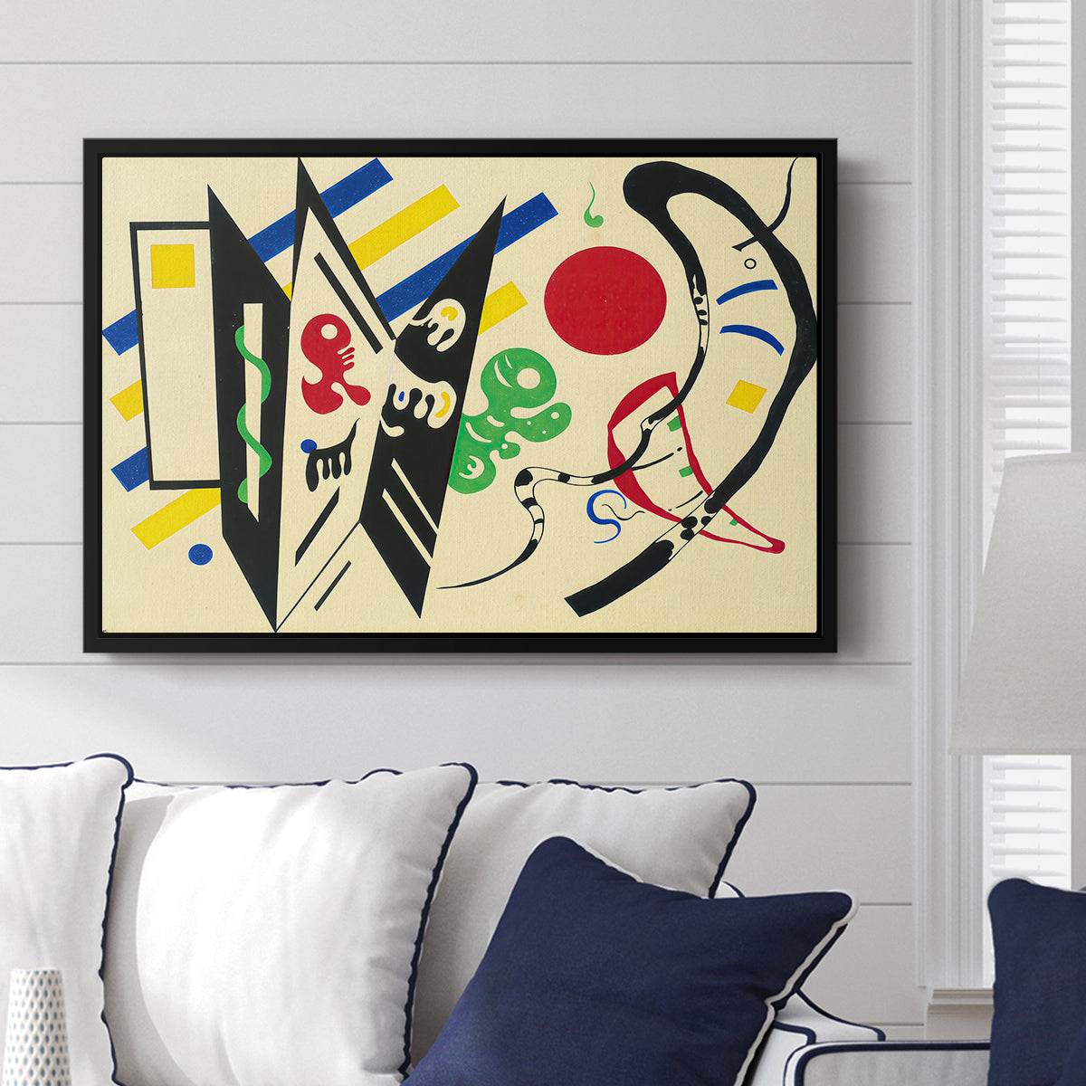 Reciprocity (Réciproque), 1935 - Floater Framed Canvas Print