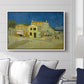 The Yellow House (The Street), 1888 - Floater Framed Canvas Print