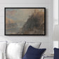 Rheinfels Looking to Katz and Gourhausen, 1817 - Floater Framed Canvas Print