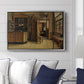 The Old Inn 'Het Loodshuis' in Antwerp, 1877 - Floater Framed Canvas Print