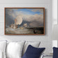 Fishing Boats with Hucksters Bargaining for Fish, 1837-1838 - Floater Framed Canvas Print