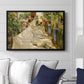 Sewing the Sail, 1896 - Floater Framed Canvas Print