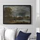 Salisbury Cathedral from the Meadows, c. 1831 - Floater Framed Canvas Print
