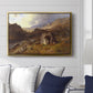Lledr Valley in Wales, 1864 - Floater Framed Canvas Print
