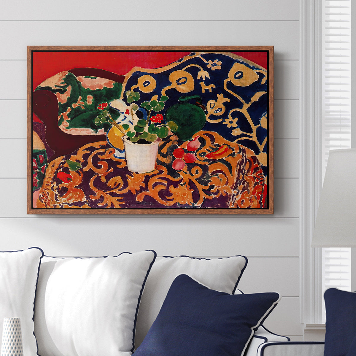 Spanish Still Life, c. 1910 - Floater Framed Canvas Print