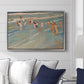 Children Playing on the Beach in Valencia, c. 1908 - Floater Framed Canvas Print