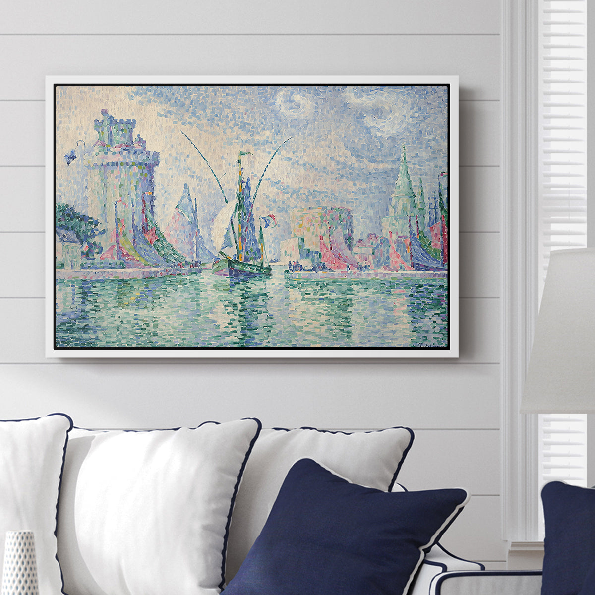 The Green Towers (Les tours vertes, la Rochelle), 1913 - Floater Framed Canvas Print