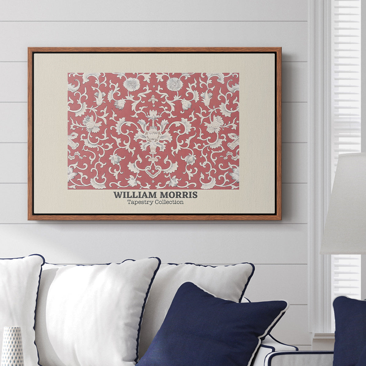 Examples of Chinese Ornament, Pl. XCV (Morris Inspired), 1867 - Floater Framed Canvas Print