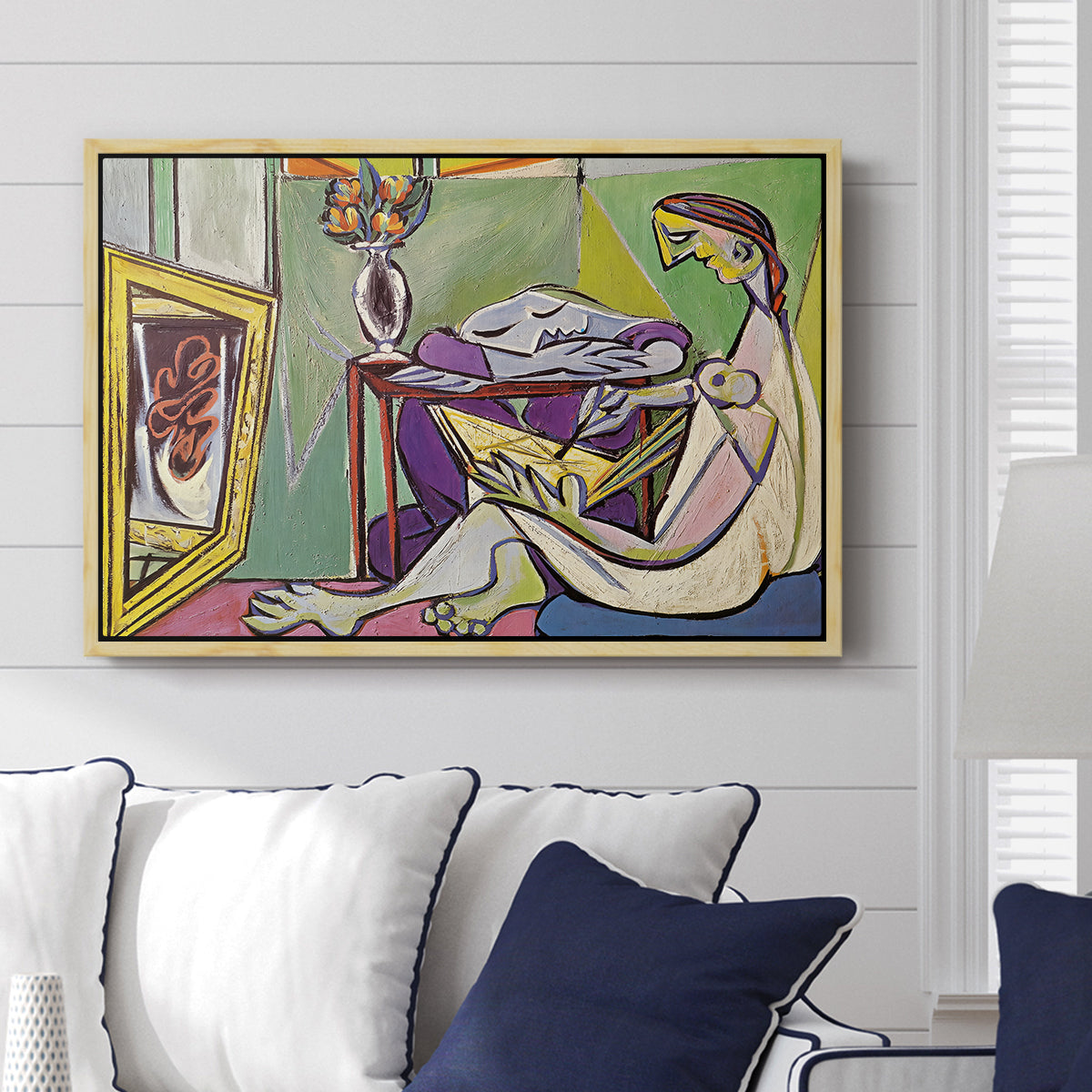 The Muse, 1935 - Floater Framed Canvas Print
