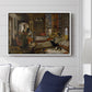 The Harem, 1876 - Floater Framed Canvas Print