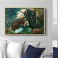 Campfire, Adirondacks, 1892 - Floater Framed Canvas Print