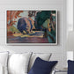 The Luxembourg Gardens, 1901 - Floater Framed Canvas Print