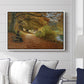 A Wooded Path in Autumn, 1902 - Floater Framed Canvas Print