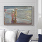 The Three Sisters on the Beach, 1908 - Floater Framed Canvas Print