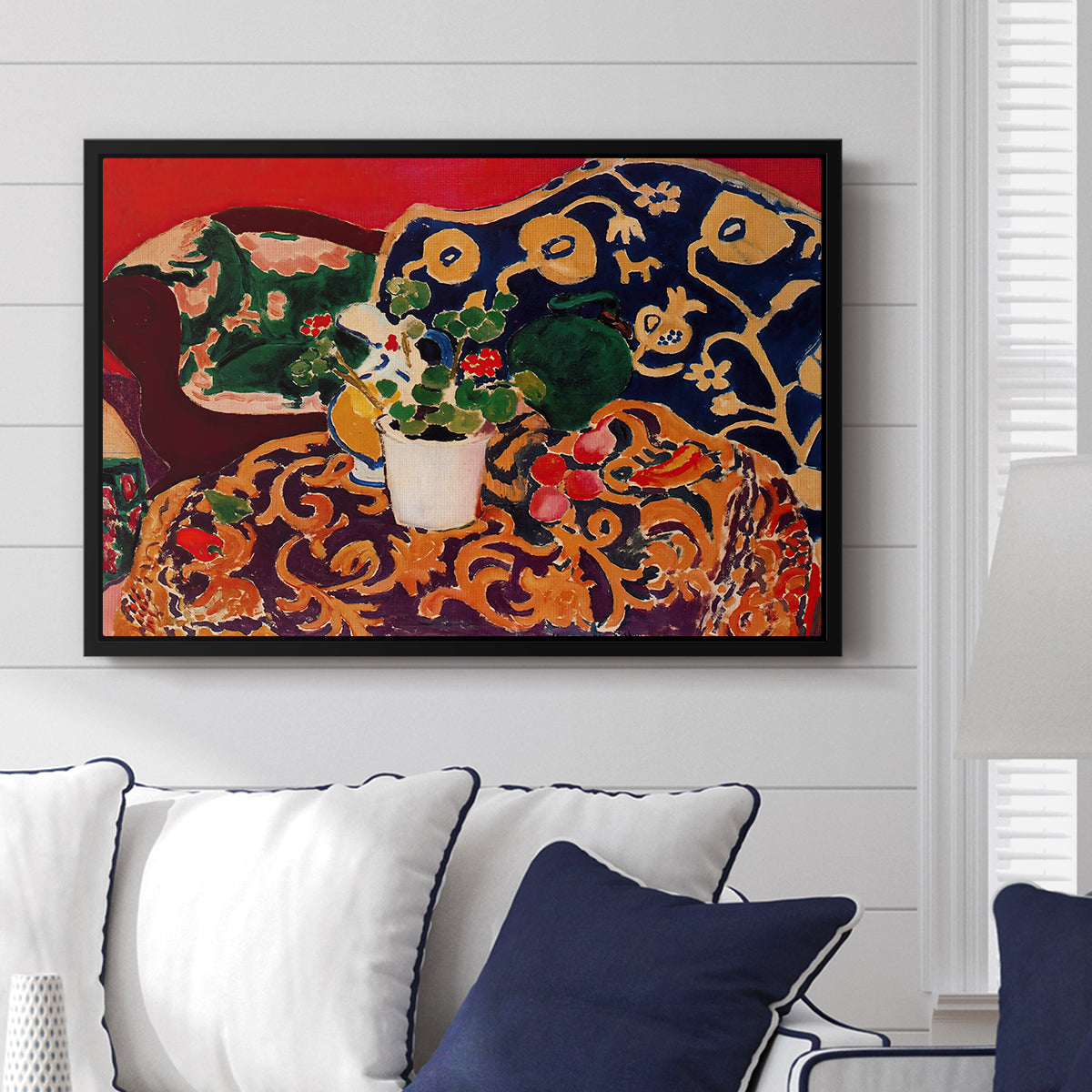 Spanish Still Life, c. 1910 - Floater Framed Canvas Print
