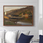 Landingsbrygge Husvik, Drøbak, 1875 - Floater Framed Canvas Print