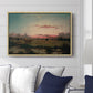 The Marshes at Rhode Island, 1866 - Floater Framed Canvas Print