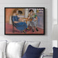 Domino Players, 1921 - Floater Framed Canvas Print