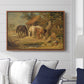 The Midday Meal, 1835 - Floater Framed Canvas Print